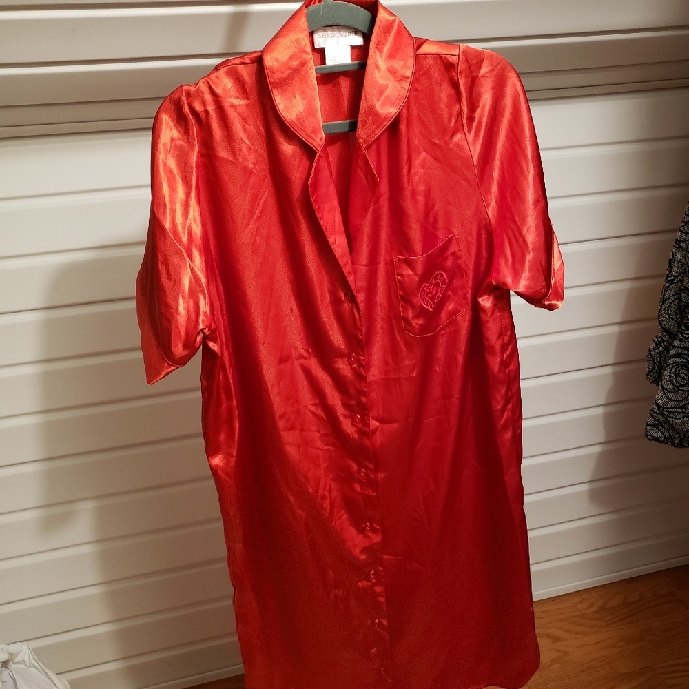 vintage sexy shadowline night gown sz small